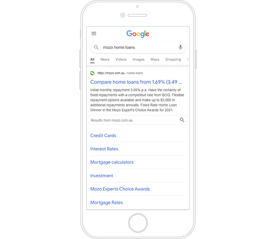 The anatomy of a Google search results page